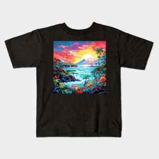 Illustration of Hawaii Life Kids T-Shirt